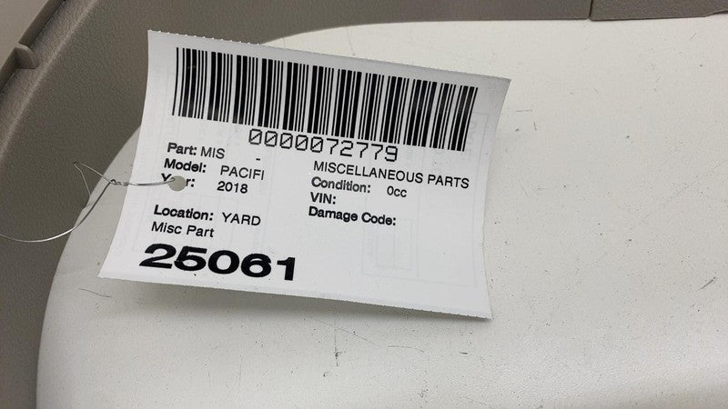 5SB95PD2AG ⭕2017-2023 Chrysler Pacifica Rear Driver Headliner Quarter Panel Left 5SB95PD2AG
