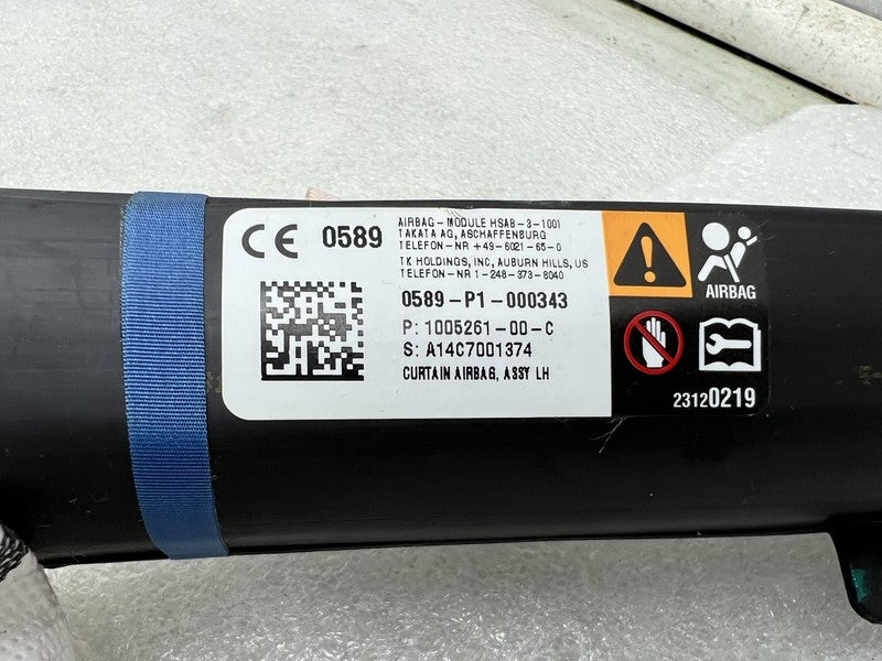 1005261-00-C 2012-2020 Tesla Model S MS Left Driver Roof Curtain Airbag OEM LH 1005261-00-C