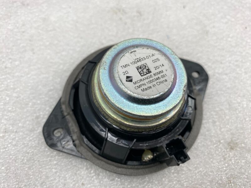 2012-2020 Tesla Model S X Front Dashboard Sound Mid-Range Audio Speaker 80MM OEM