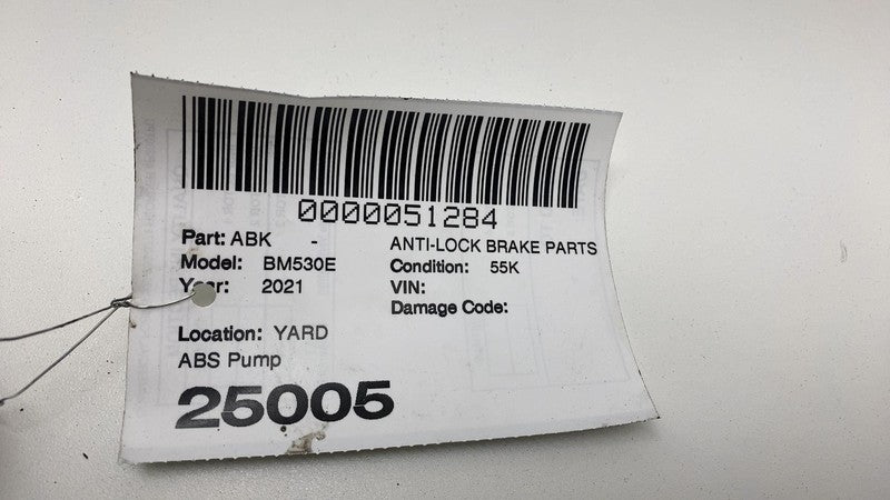 5A3EAB4 01 2021 BMW 530e Engine ABS Anti-Lock Brake Pump Control Module Unit w/ Bracket OEM