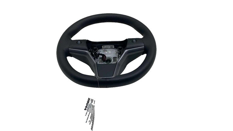 ⭕ 2021-2023 Tesla Model 3 Steering Wheel Assy Leather Black Heated 149