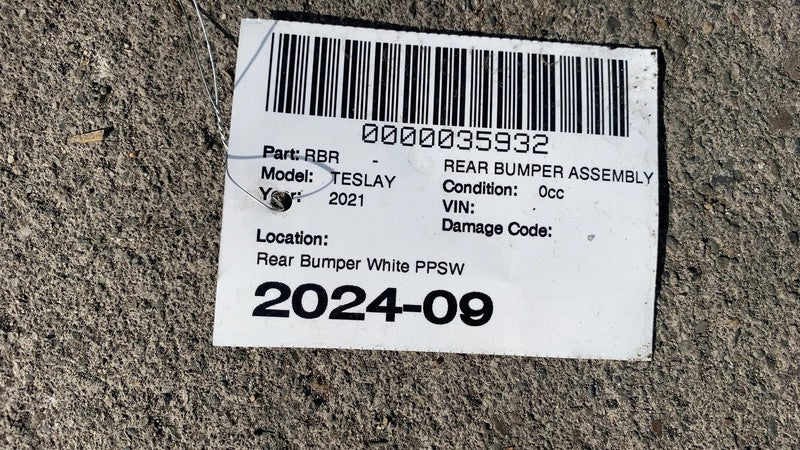 ⭕ 20-22 Tesla Model Y MY Rear Bumper Cover w/ Lower Valance & Park Sen