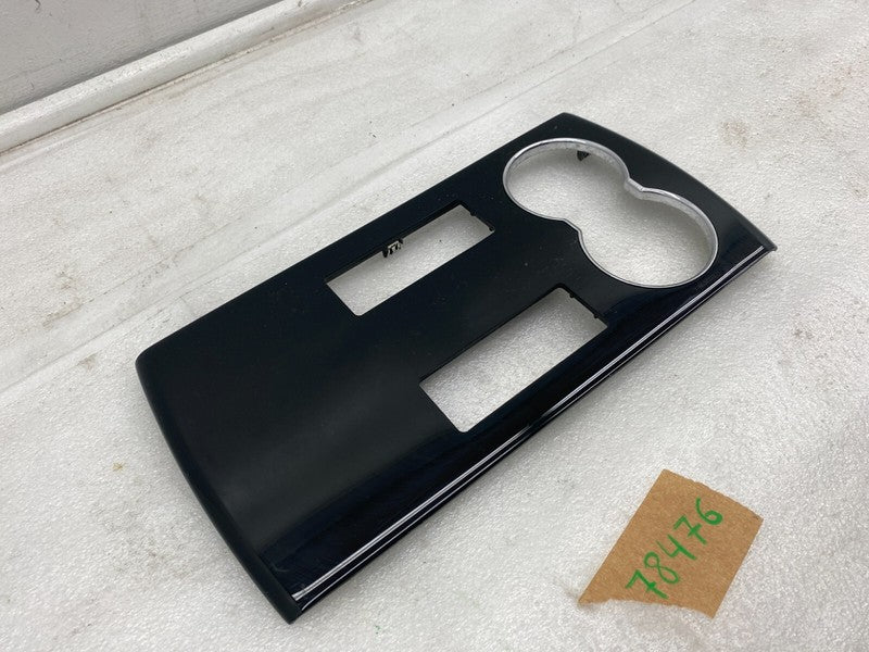 ⭕ 2012-2020 Tesla Model S Center Console Cupholder Decor Trim Cover Piano Black