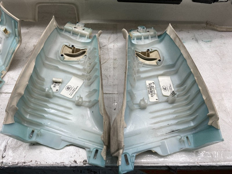 ⭕ 12-15 Tesla Model S SET of Headliner Textile Upper A + B + C-Pillar