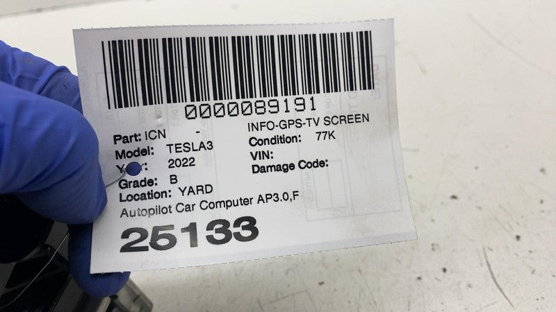⭕ 17-23 Model 3 MCU Media Control Unit Service Car Computer Module 168