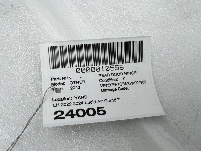 ⭕ 22-24 Lucid Air Grand Touring Front Left Door Check Strap Stopper Driver OEM