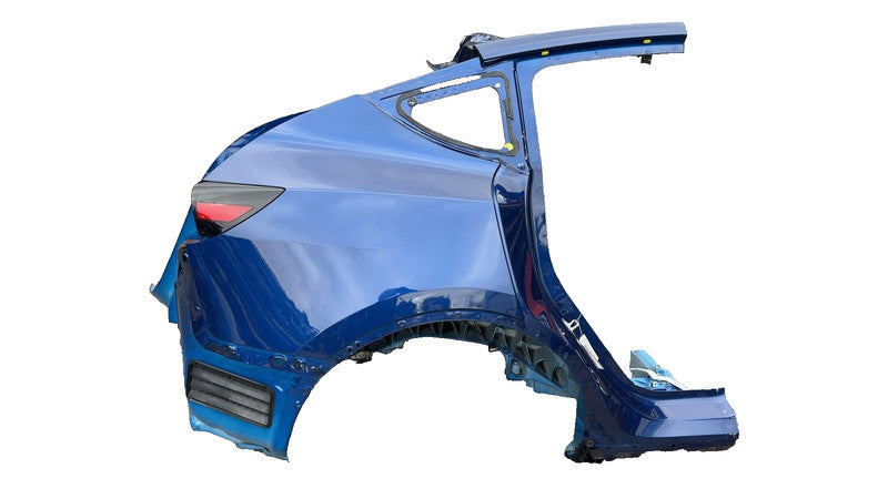 ⭕ 2020-2024 Tesla Model Y Rear Right Quarter Panel Structural Cutout Blue PPSB