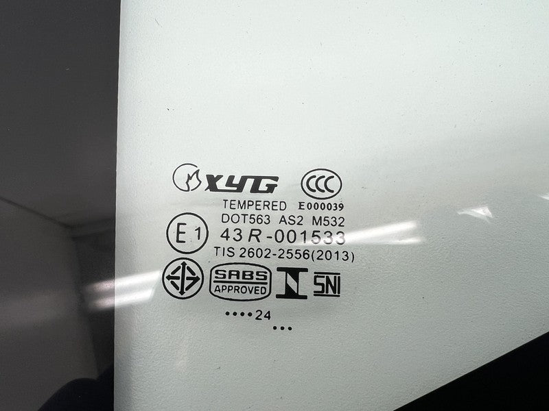 E1 43R-001533 ⭕ 2021-2023 Tesla Model 3 Rear Corner Window Quarter Glass Left LH 1514978-01-D