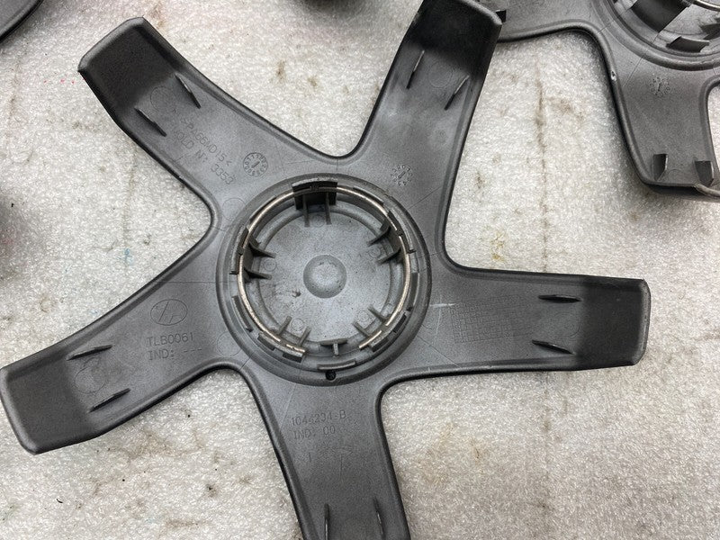 1044234 B ⭕ 17-23 Tesla Model 3 Wheel Center Machined Hub Cap Cover Black 1044234-00-B x4