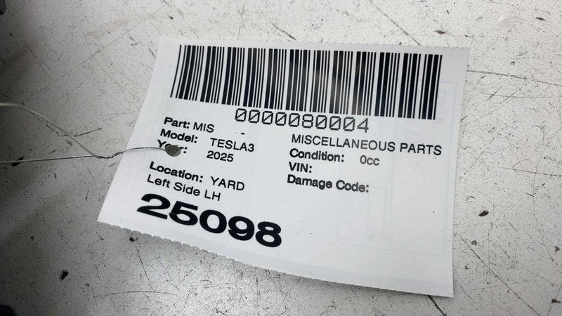176982800C ⭕ 24-25 Tesla Model 3 Driver Side B-Pillar Middle Trim Cover Left 1733794-20-D