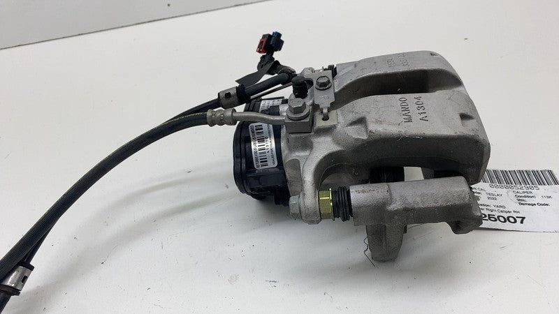 ⭕ 2020-2024 Tesla Model Y Rear Right Caliper + Brake Hose Line BASE 10