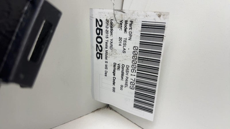 1004397-05-J ⭕ 12-15 Tesla Model S Dashboard Instrument Panel Dash Top Pad Cover 1004397-05-J