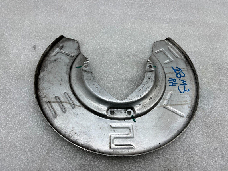 1072160 00 A ⭕16-20 Model S X Rear Driver Side Brake Disc Rotor Dust Shield Left 1072160-00-A