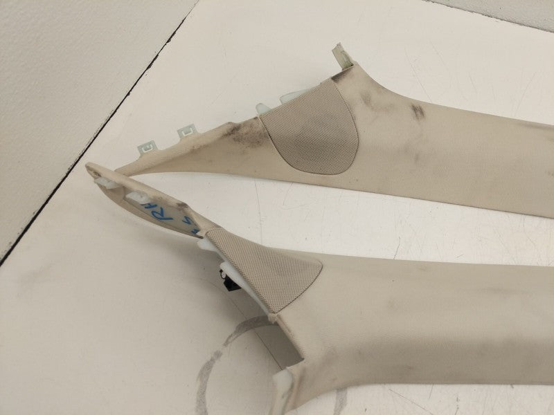 ⭕ 12-15 Tesla Model S Left & Right Upper A-Pillar Trim 1007441-00-B/10