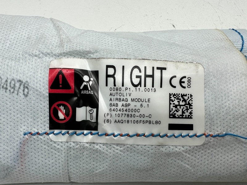 1077830-00-C 2017-2023 Tesla Model 3 Y Front Passenger Side Seat Airbag Right RH 1077830-00-C