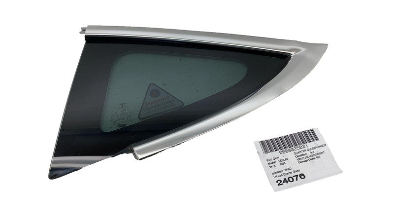 ⭕ 2017-2020 Tesla Model 3 Rear Driver Side Corner Window Quarter Glass