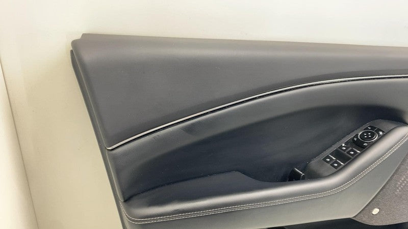 ⭕21-24 Ford Mustang Mach-E Front Driver Side Door Trim Panel Cover Black Left LH