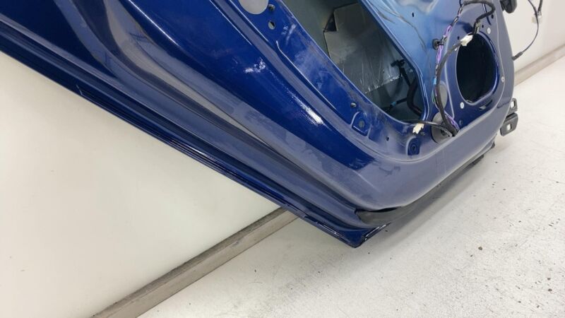2012-2015 Tesla Model S MS Rear Driver Side Door Shell Panel Left LH Blue - PPSB
