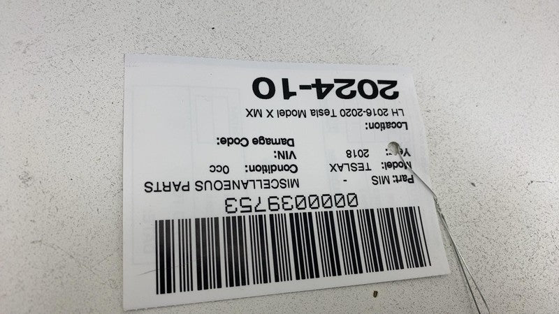 ⭕ 2016-2020 Tesla Model X MX Rear Driver Side Door Chrome Weatherstrip