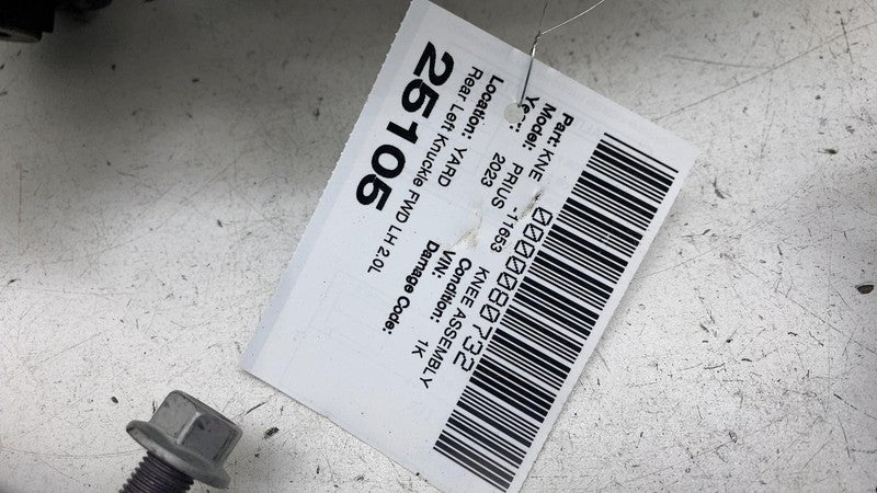 ⭕ 23-24 Toyota Prius Rear Left Spindle Knuckle w/ Wheel Hub & Control Arm LH FWD