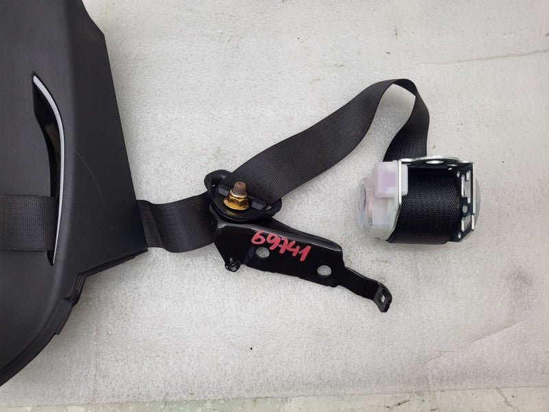 102473200C ⭕ 12-15 Model S Rear Right Seat Belt Retractor w/ Mid C-Pillar Trim 1023136-05-D