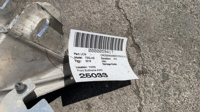 ⭕ 16-20 Tesla Model S Front Subframe Chassis Cradle Crossmember AWD 10