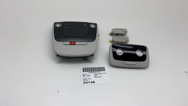 92850L8500 2022-2024 Kia EV6 Front Overhead Roof Console Dome Light w/ 2pcs Vanity Lamp OEM