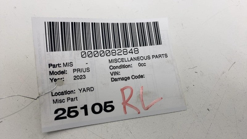 ⭕ 2023-2025 Toyota Prius Rear Driver Side Door Window Upper Molding Trim Left LH