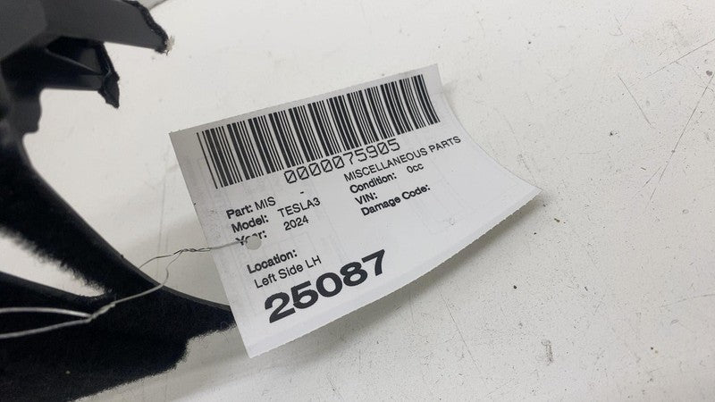 1733510-23-E ⭕ 24-25 Tesla Model 3 Driver Side B-Pillar Lower Trim Assembly Left 1733510-23-E