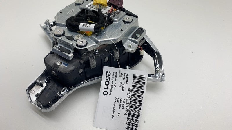 102338100D 2012-2015 Tesla Model S MS Steering Wheel Airbag w/ Control Switch & Trim Bezel