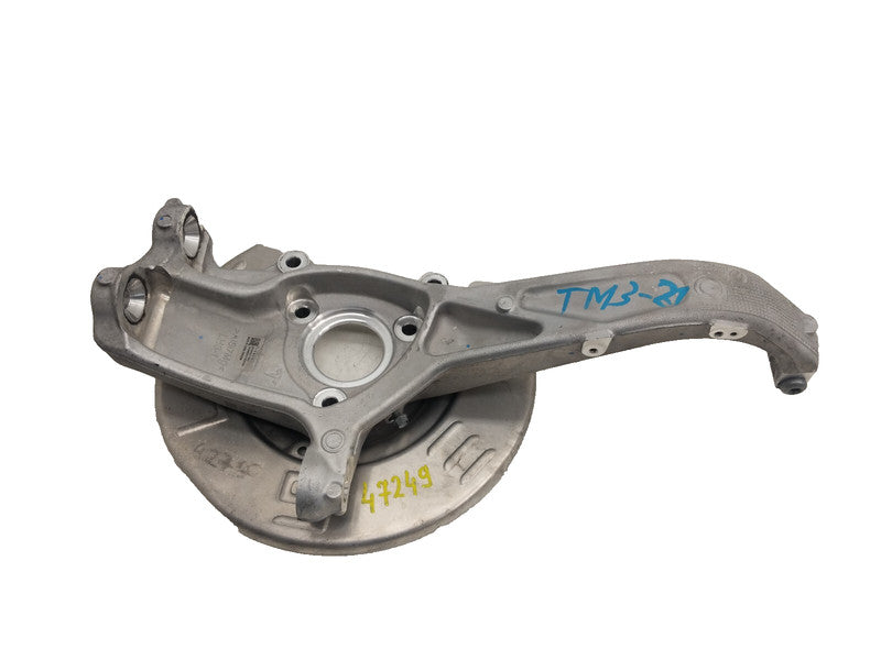 ⭕17-23 Model 3 Front Left Spindle Knuckle + Wheel Hub & Dust Shield 10