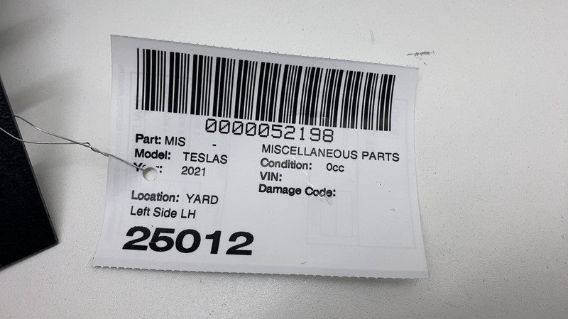 156576600C 2021-2024 Tesla Model S MS Rear Driver Side C-Pillar Upper Trim Cover Panel Left