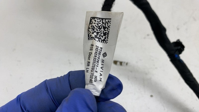 ⭕ 2025 Rivian R1S Rear Driver Side Door Wiring Harness Wire Left LH PT