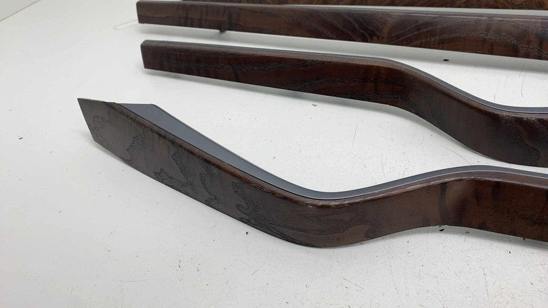 ⭕ 16-20 Model X Front & Rear Door Molding Trim Decor Left & Right Ash