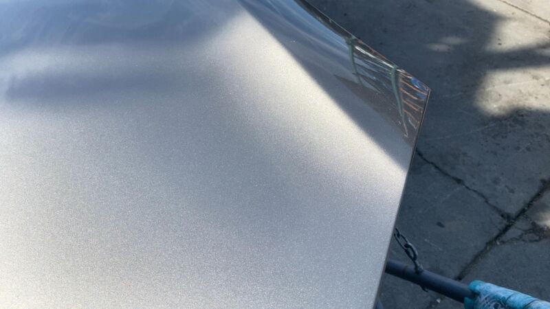 2012-2015 Tesla Model S Rear Passenger Side Door Shell Panel Right RH Brown PPTI