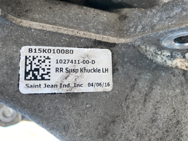 102741100D ⭕16-20 Model X Rear Left Spindle Knuckle w/ Wheel Hub & Dust Shield 1027411-00-D