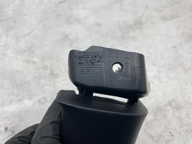 1086277 00 H ⭕ 2017-2023 Tesla Model 3 Rear Right Side C-Pillar Upper Trim Cover 1086277-00-H