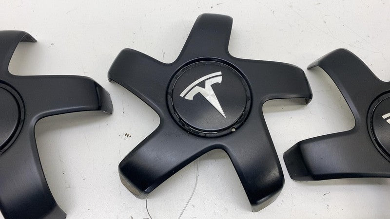 1044234 00 A ⭕ 2017-2023 Tesla Model 3 M3 Wheel Center Machined Hub Cap Cover x4 1044234-00-A