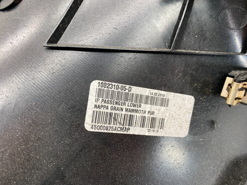 100231005D ⭕ 16-20 Model S Front Passenger Lower Dashboard Trim Cover Right RH 1002310-05-D