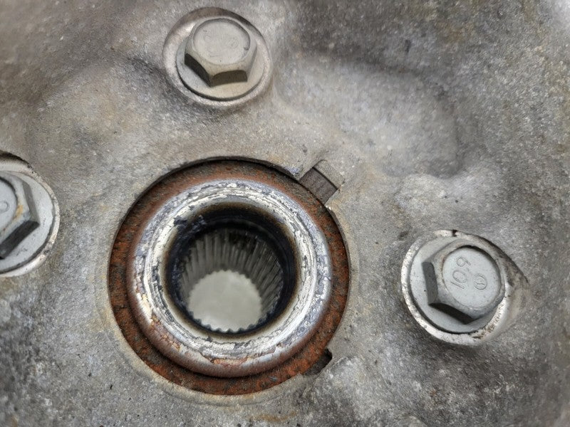 107216100A 16-20 Model X Rear Right Spindle Knuckle w/ Wheel Hub & Dust Shield 1072161-00-A