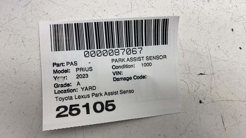 89341K0060 ⭕23-24 Toyota Prius Rear Bumper PDC Parking Assist Sensor Silver 1L0 89341-K0060