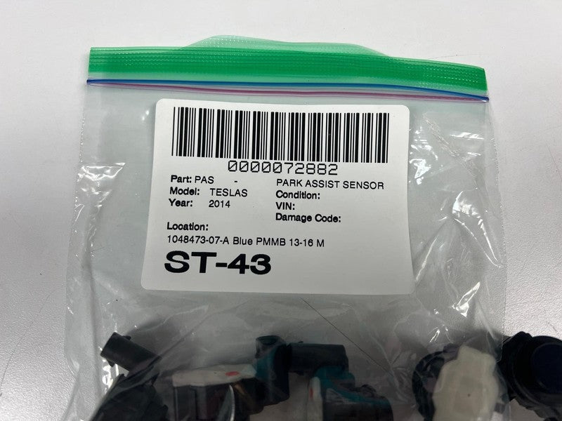 1048473-07-A 1048473-07-A Blue PMMB 13-16 Tesla Model S PDC Park Assist Sensor OEM