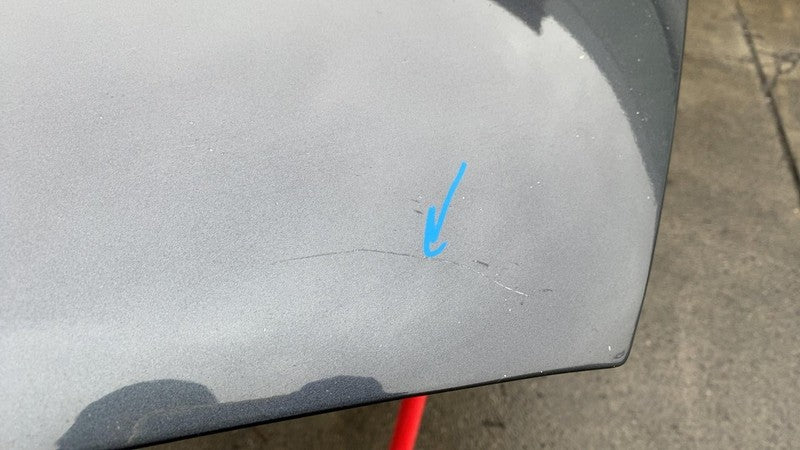 2012-2015 Tesla Model S Front Bonnet Hood Shell Panel Assembly OEM Gray PMTG