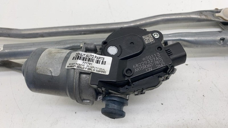 68229327AC ⭕ 17-25 Chrysler Pacifica Front Windshield Wiper Linkage & Motor OEM 68229327AC