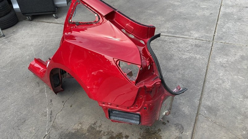⭕ 2017-2020 Tesla Model 3 Rear Left Quarter Panel Structural Frame Cut Red PPMR