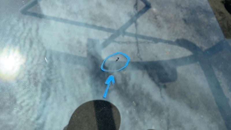1021634 00 C ⭕ 12-15 Model S Windshield (Lower Mount Mirror) Heated Wiper Area 1021634-00-C