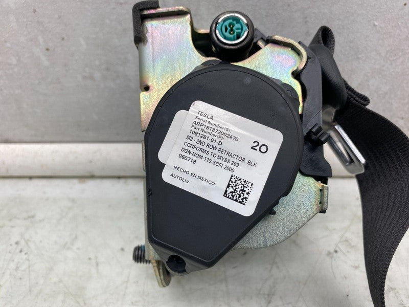 1081281 01 D ⭕17-23 Tesla Model 3 Rear Left or Right 2nd Row Seat Belt Retractor 1081281-01-D