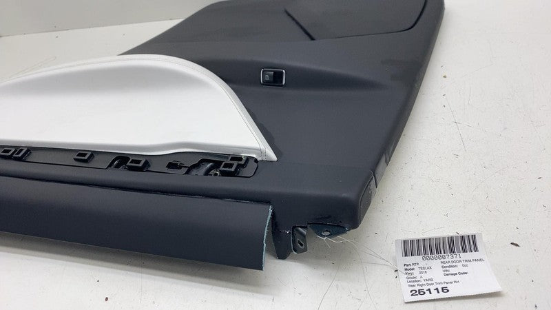⭕ 2016-2020 Tesla Model X Rear Passenger Side Falcon Door Panel Trim Card Right