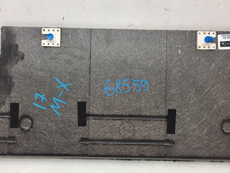 107240500E ⭕16-20 Model X 2nd Row Floor Trim Panel Carpet Mat Cover (6-Seater) 1072405-00-E