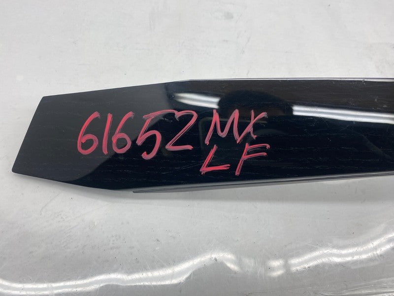 ⭕ 16-20 Model X Front Driver Side Door Molding Dark Ash Graph Left 103